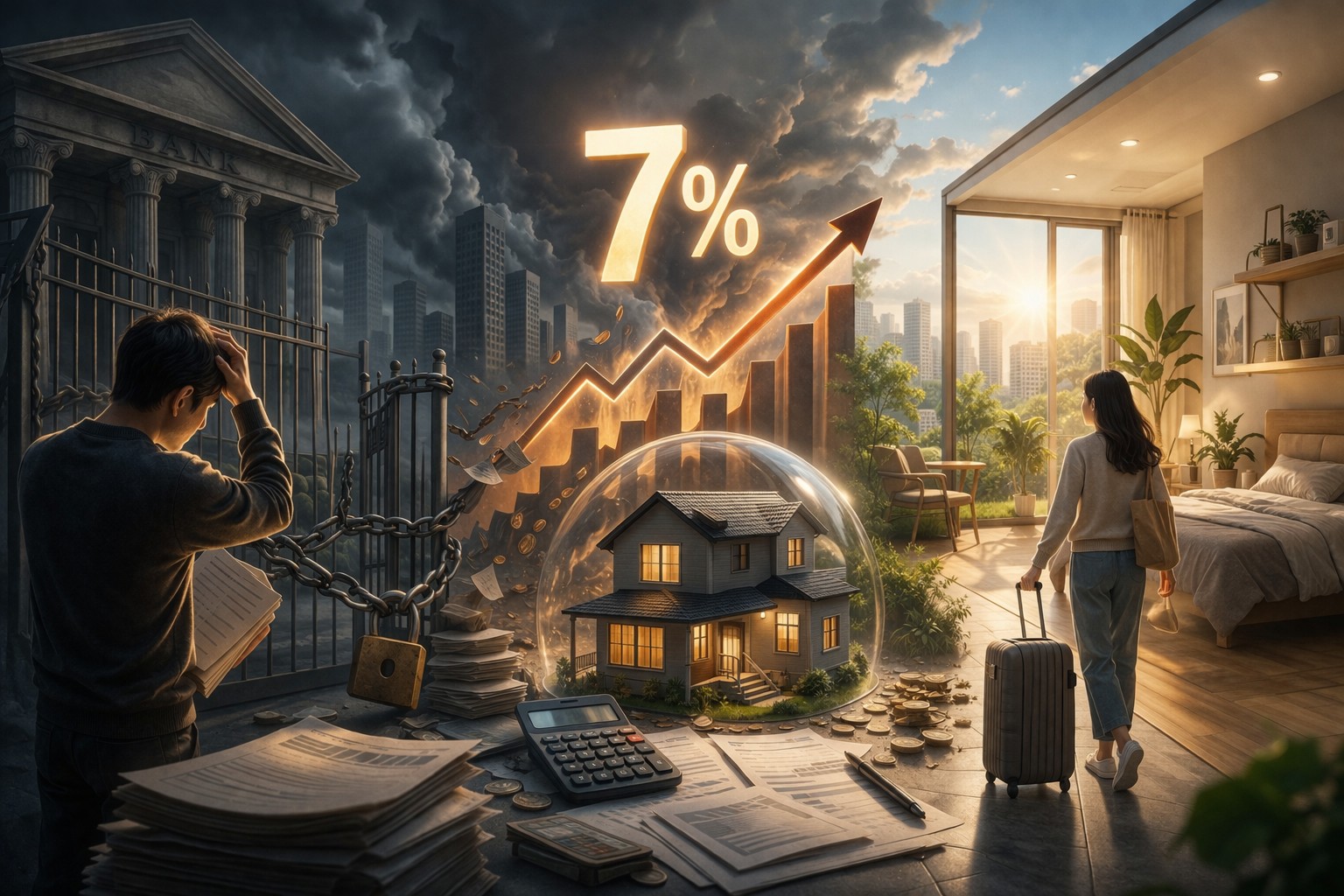 💸 주담대 7% 시대…대출 막히고, 주거 방식 바뀐다
